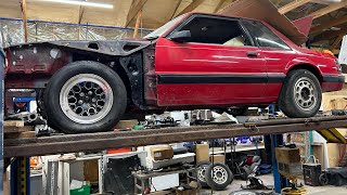 Foxbody Coyote swapped Coupe is finally rolling!