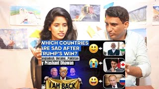 Which Countries are Happy or Sad after Trump's Victory? India Bangladesh Ukraine Russia China