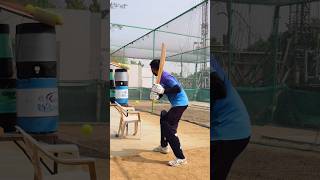 Drop ball machine ⏩ hitting over Mid-wicket 🔥 #cricket #shorts #cricketlover