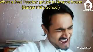 Desi Teacher in Burger's School