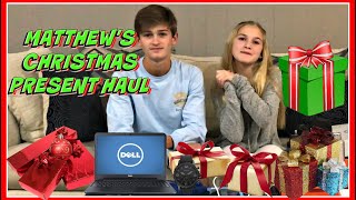 WHAT I GOT FOR CHRISTMAS: MATTHEW'S CHRISTMAS PRESENT HAUL