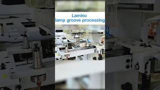 Six sided drilling machine for Lamino lamp groove processing #cncwoodworking #drilling