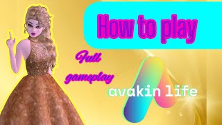 How to play avakin life game full gameplay|#avakinlife How to play avakin life tutorial #gamingspro