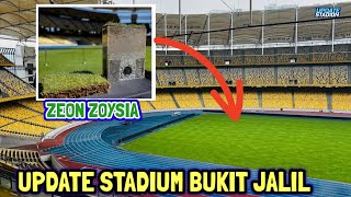 SIAP MENYAMBUT PALESTINA! Update Stadium Bukit Jalil! Rumput Baru Zeon Zoysia Untuk Piala Merdeka