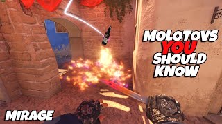 2 MOLOTOVS YOU SHOULD KNOW on MIRAGE #Retake #cs2