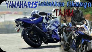 Yamaha R15 TAKLUKKAN tikungan TAJAM banjarnegara- karangkobar