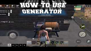 last island of survival unknown 15 days | how to use generator