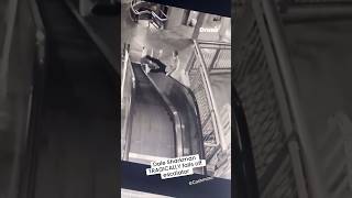 Man TRAGICALLY Falls Off Escalator! *SURVEILLANCE FOOTAGE NIGHTMARE* #reaction