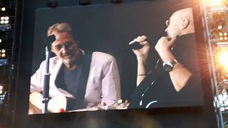 Phil Collins & Mike Rutherford performing together