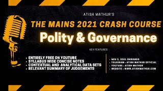 UPSC Polity Mains Crash 2021 | Theme 1 | Topic 2 | Art 19 & Related Issues