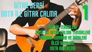 Gitar Öğreniyorum- Nota İle Gitar Çalma