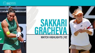 Maria Sakkari - Varvara Gracheva | ROME R64 - Match Highlights #IBI24