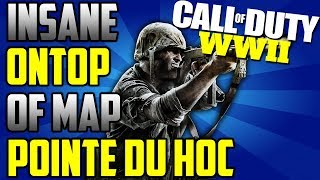 World War 2 Glitches - NEW INSANE ONTOP OF MAP GLITCH ON POINTE DU HOC! (COD WW2 Beta Glitches)