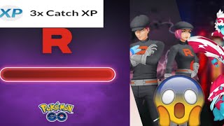 completed Global challenge event/3x catch xp/pokemon go