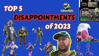 TOP 5 Disappointing FIGURES of 2023! #top 5 #tmnt #starwarsblackseries