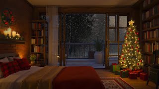 Warm Winter Nights With Gentle Jazz Music 🎄 Christmas Jazz Music Helps You Relax & Fall Asleep Well