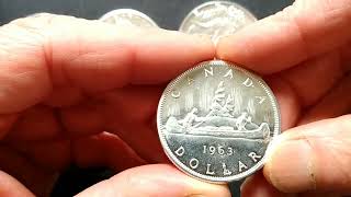 Beautiful mirror proof finish on Canada Silver Dollar 🛶