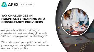 Tax Challenges in Hospitality Training and Consultancy Providers