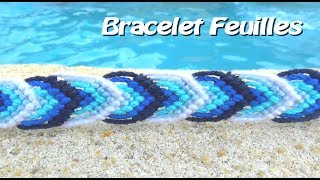 [TUTO] : Bracelet Brésilien  motif feuille FACILE (débutants)