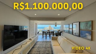 TOUR EM APARTAMENTO COM VISTA PARA O MAR NA PRAIA DA ENSEADA EM GUARUJÁ - R$1.100.000,00