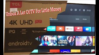 TCL android TV Part I UNBOXING