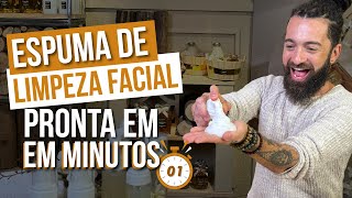 ESPUMA DE LIMPEZA FACIAL PRONTA EM MINUTOS