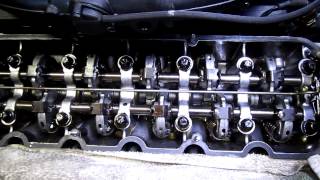 CAtuned BMW M20 Engine Running w/ no Valve cover on Exposed