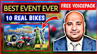 Bhola Record Free VoicePack in Pubg Mobile - 10 Free Real Bikes - Best Event Detail