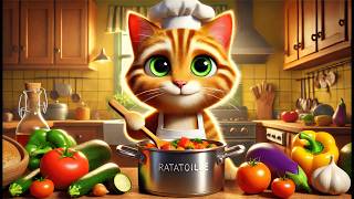 The cat is cooking ratatouille #cat #catlover #catvideos