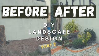 DIY LANDSCAPE DESIGN | Part 2 REVEAL! | EP 26