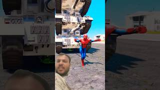 Who is strong  superman vs spiderman#shorts#spiderman#gta