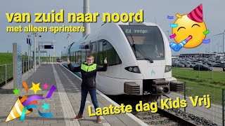 Van zuid naar noord. laatste dag Kids Vrij