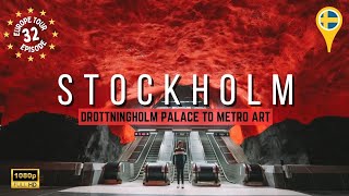 Stockholm in a Day | Drottningholm Palace, Metro Art & Helsinki Ferry Tour | Europe Tour 2024 -Ep 32