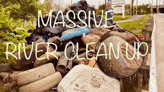 A Massive River Clean Up - Earth Day 2023 Columbus Ohio