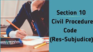 Section 10 CPC| Stay of Suit | res- subjudice doctrine| Easy CPC Lecture -4