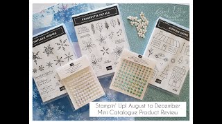 Stampin' Up! Aug to Dec 2020 Mini Catalogue Product Review