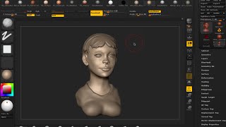 Girl Head ZBrush Speed Sculpt