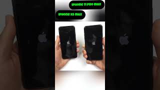 iphone xs max vs iphone 11 pro max troll face speed test #shorts#speedtest#viralvideo