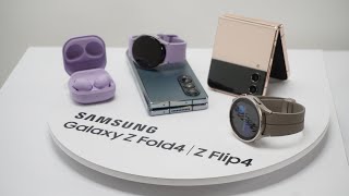 Samsung Galaxy Z Fold4, Flip4, Watch5, Watch5 Pro, Buds2 Pro and Accessories Malaysia Preview B-roll