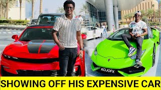 Ghanaian Forex Trader Showing Off How He Bought His Expensive Car Through Trading Forex