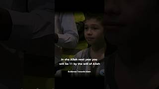 Young boy gets emotional while talking to Mufti Menk🤍