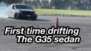 First time drifting my g35 sedan