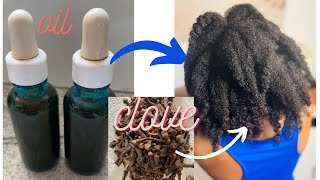 CLOVE OIL for HAIR GROWTH, THICKER, LONG and  HEALTHIER HAIR #hair #cloveoel #clovewater #afrohair