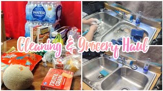 Cleaning Motivation + Grocery Haul | CLEAN WITH ME 2024 | Mobile home living | #cleaning