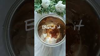 Homemade CARAMEL FRAPPUCCINO COFFEE recipe #shorts #youyubeshort #viralshorts