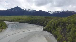 Spring in Alaska, Matanuska River 5/20/17 in 4K