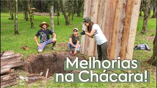 ROTINA DA CHÁCARA | As MELHORIAS Continuam + Recebemos um BAITA PRESENTE