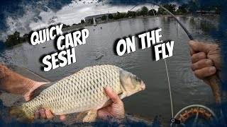 Carp With New Fly Rod Technique For Dark Water