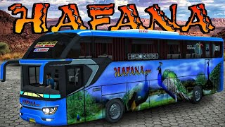 SHARE 5 VARIANT LIVERY HAFANA SRIKANDI SHD ORI MALEO | MOD BUSSID TERBARU