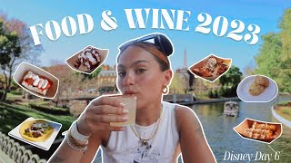 DISNEY DAY 6 VLOG| Exploring Food and Wine! Final Evening Magic Kingdom ✨